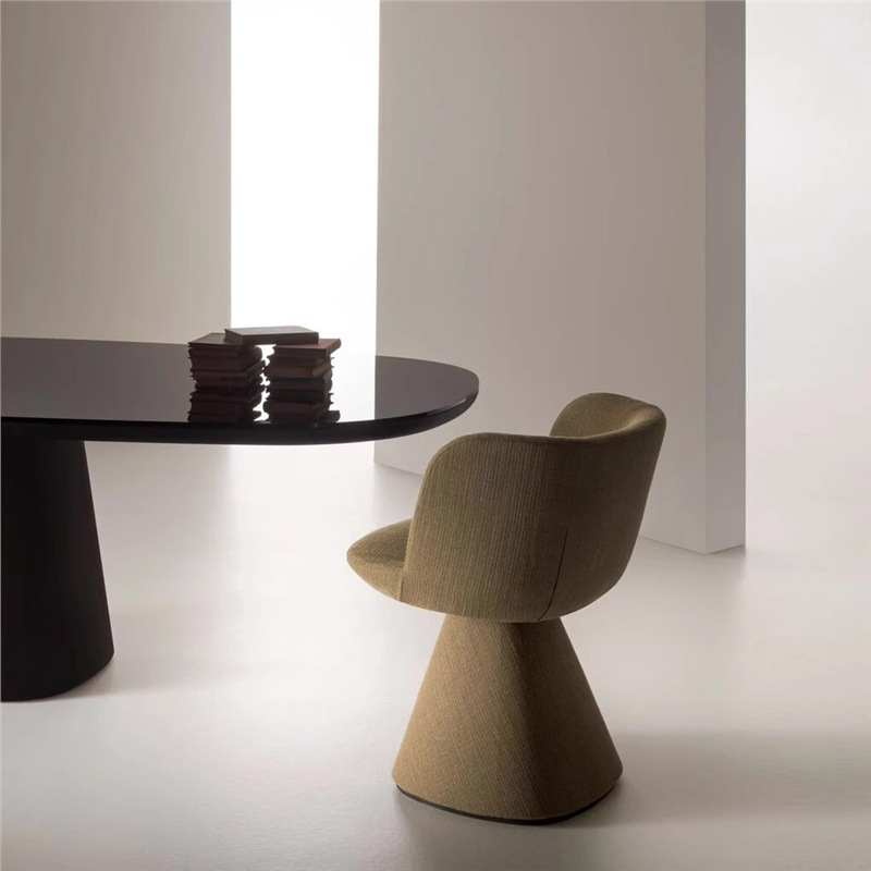 Designer Makeup Stool Girls Bedroom Dressing Table Chair Light Luxury High-End Rotating Makeup Chair Backrest