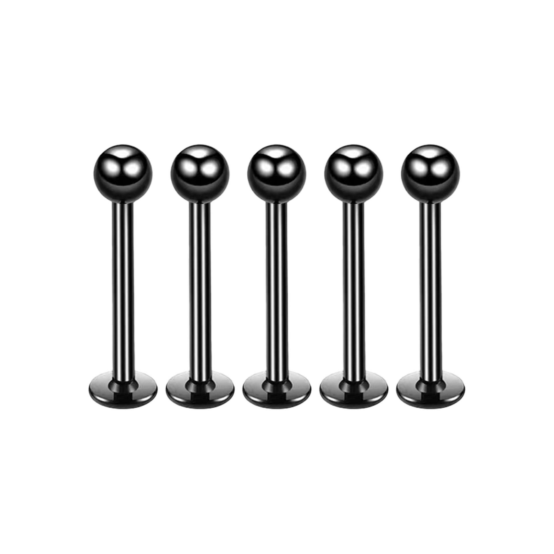 Cross-border e-commerce stainless steel lip nail ball outer tooth titanium steel ear nail personality ear bone nail puncture jewelry in stock wholesale