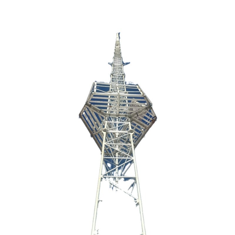 Lightning tower Galvanized three-column lightning rod tower Single-tube lightning tower Purpose Waterproof cable lightning tower Beautiful appearance