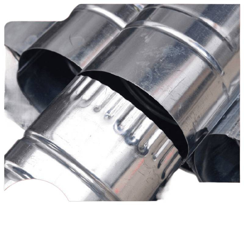 Firewood Stove Chimney Exhaust Pipe Flue Stainless Steel Outer Diameter Commercial Stove White Iron Boiler Centimeter Three-Way