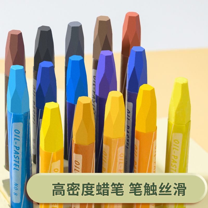 Hongyao Environmentally Friendly Coloring Washable Brush 36 Colors Kidsren's Painting Stick Art Painting Stick Hexagonal Oil Pastel Stick