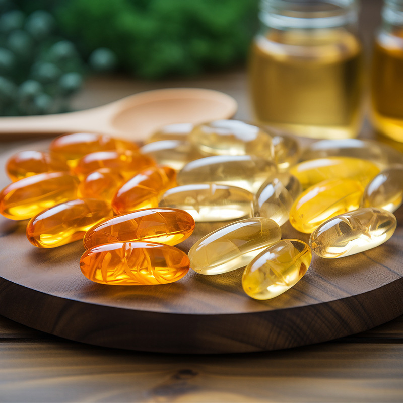 Cross-Border Customized Soft Capsule Granule Manufacturer Deep Sea Fish Oil Krill Oil Dha Soft Capsule Naked Capsules Oem