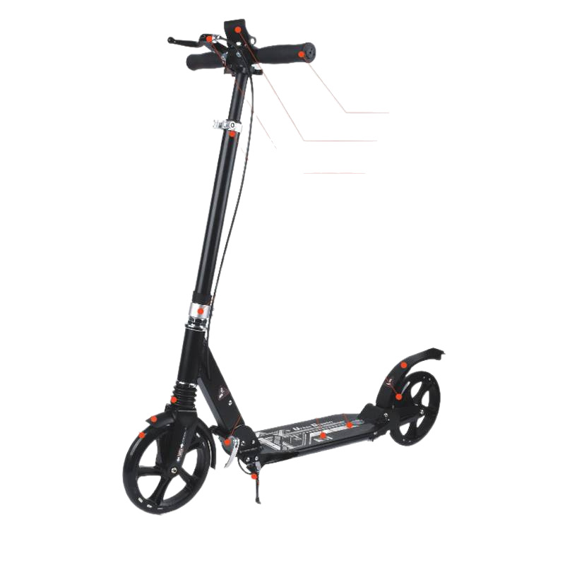 Jcwy Cross-Border Popular Daily Student Scooter Folding Portable Scooter Wholesale Adult Scooter Transportation