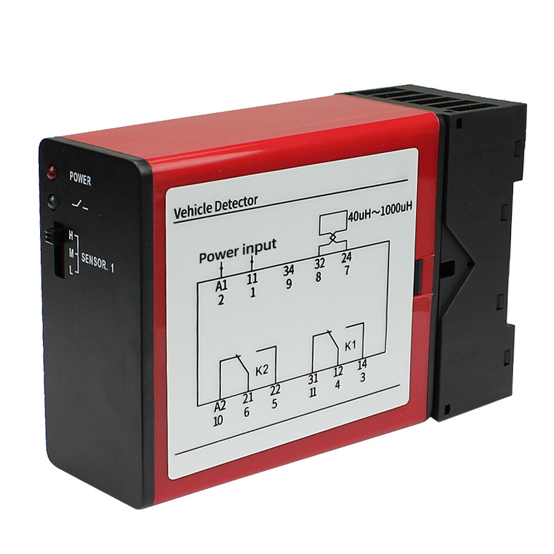 Ground induction coil vehicle detector single road gate ground induction control vehicle detector parking lot anti-smashing vehicle sensor