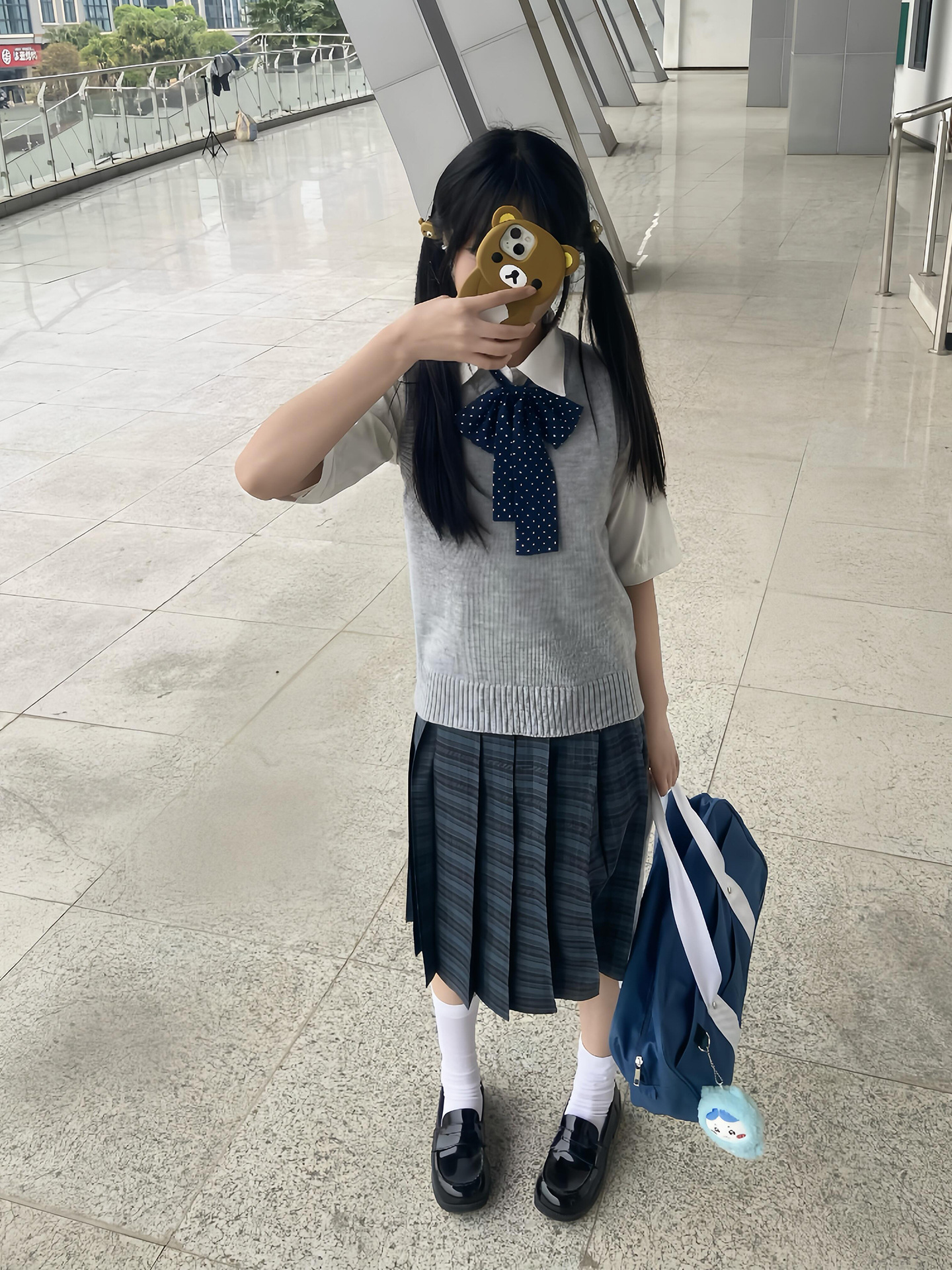 Jk Uniform Plaid Skirt Set Seaweed Mid-Skirt Original College Style Jk Pleated Skirt Japanese-Style Half Skirt Vest Waistcoat