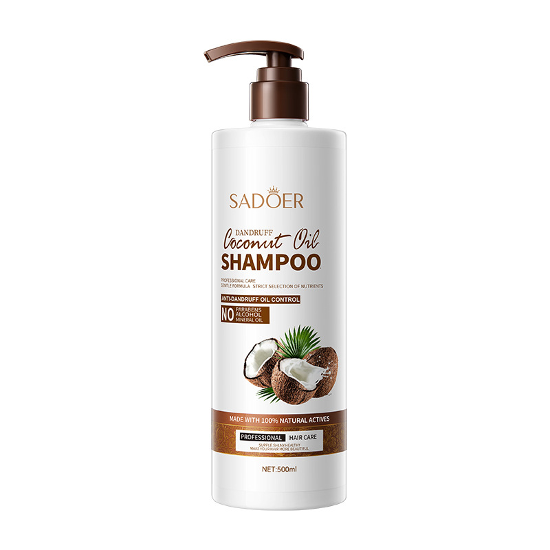 Cross-Border Trade Sadoer Coconut Moisturizing Hair Mask Deep Cleansing and Smoothing Hair Shampoo Shower Gel Care