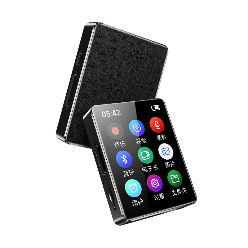 [Foreign Trade Edition] Factory Wholesale MP3 Music Player Bluetooth 5.0 E-book Recorder MP4 Walkman