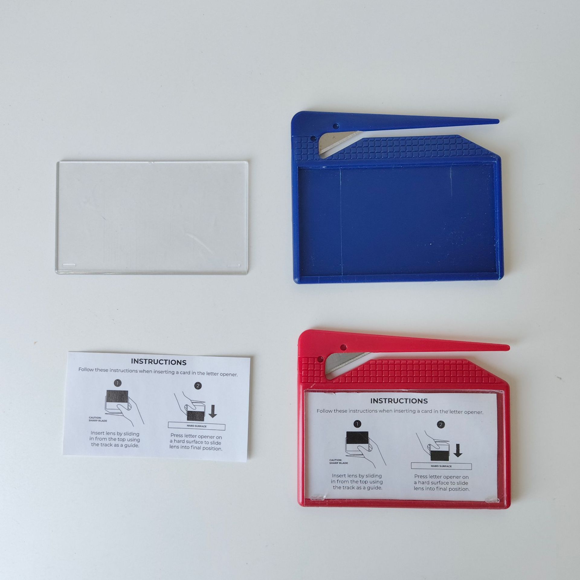 Cross-Border Hot-Selling Two-In-One Multi-Functional Insertable Business Card Opening Knife, Business Card Box Letter Opener, Business Card Paper Cutter