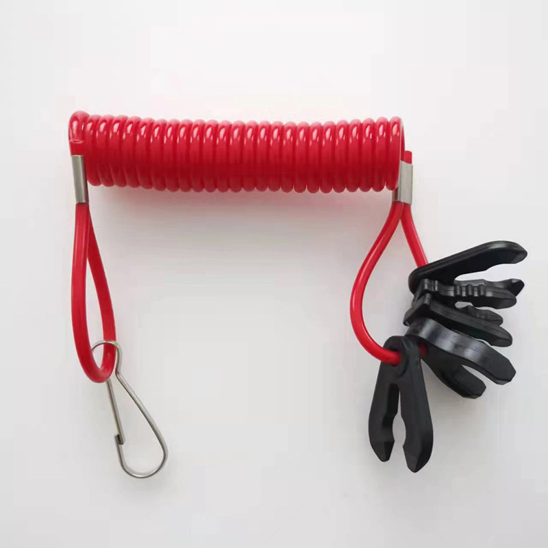 Key chain flameout rope suitable for Yamaha outboard engine flameout switch safety rope motorboat emergency safety rope