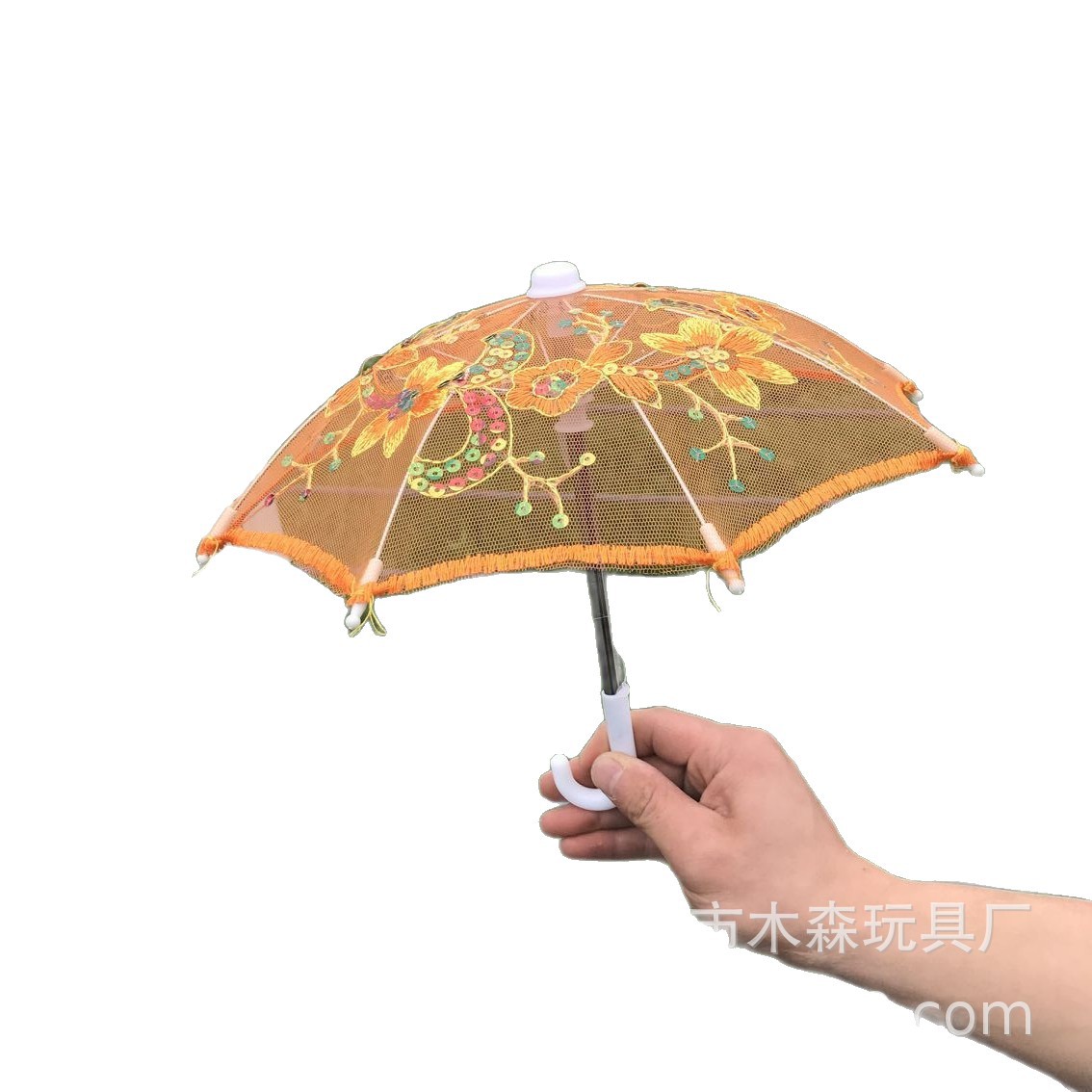 Small Mini Lace Embroidered Craft Umbrella Children's Jiajia Performance Toy Decorative Umbrella Doll Small Lace Umbrella
