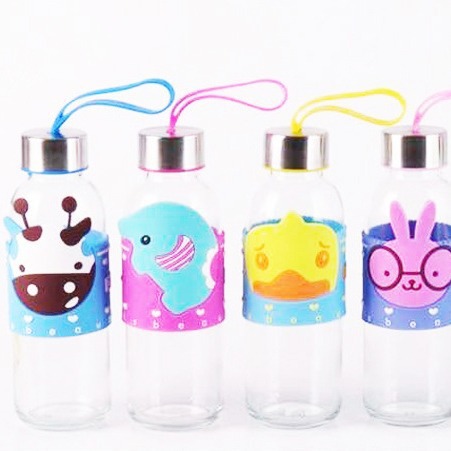 Factory Direct Sales Pvc Soft Rubber Cup Cover, Cute Cartoon Soft Rubber Cup Cover, Simple Cup Leather, Non-Slip, Anti-Fall, Insulated Cup Cover