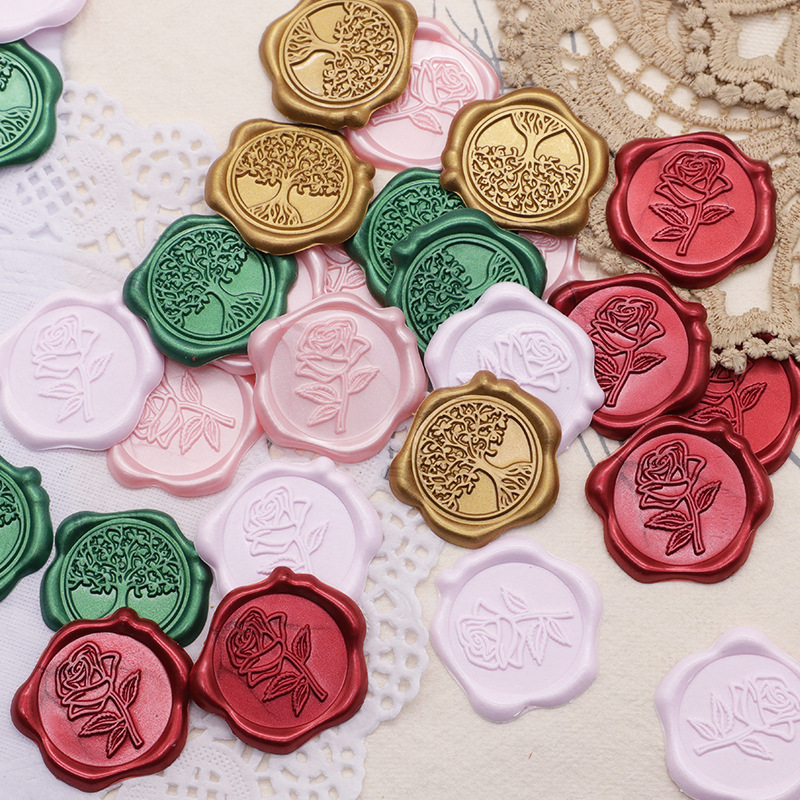 Customized Fire Paint Wax Label, Support Pattern and Color Customization, Custom Fire Paint Wax Seal, Embossed Picture, Personalized Logo