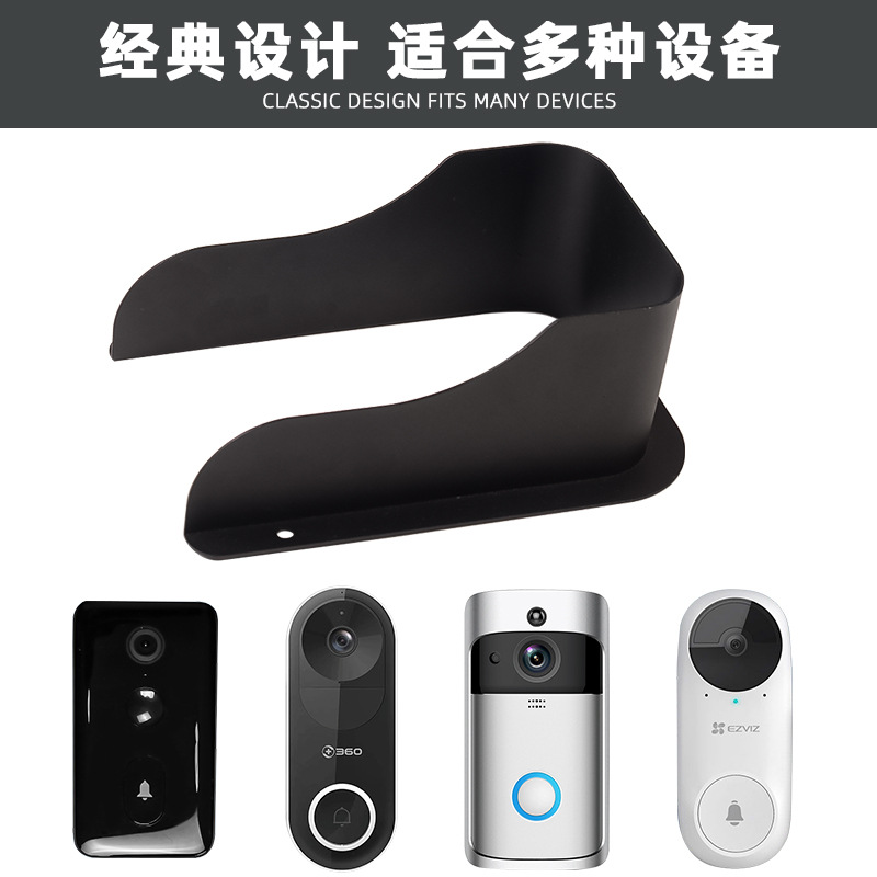 Doorbell Rain Cover Fingerprint Machine Access Control Shell Outdoor Switch Metal Splash Box Dustproof Sun Protection Cover