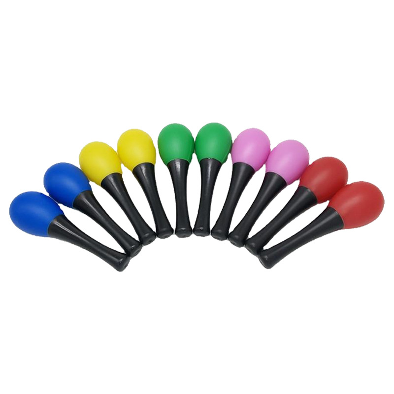 Plastic Color Sand Hammer Orff Percussion Instruments Children's Early Childhood Education Music Equipment Band Accompaniment Instruments