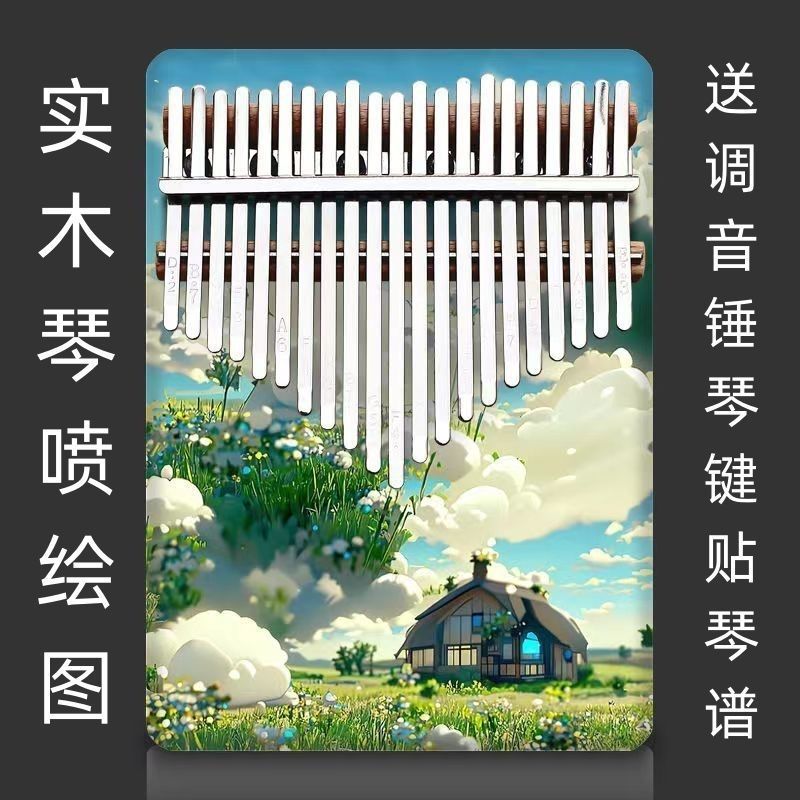 Musical Instrument Finger Tone 17 Piano Girl Birthday Gift Kalimba Tone Popular Thumb Piano Beginner 21 Kids