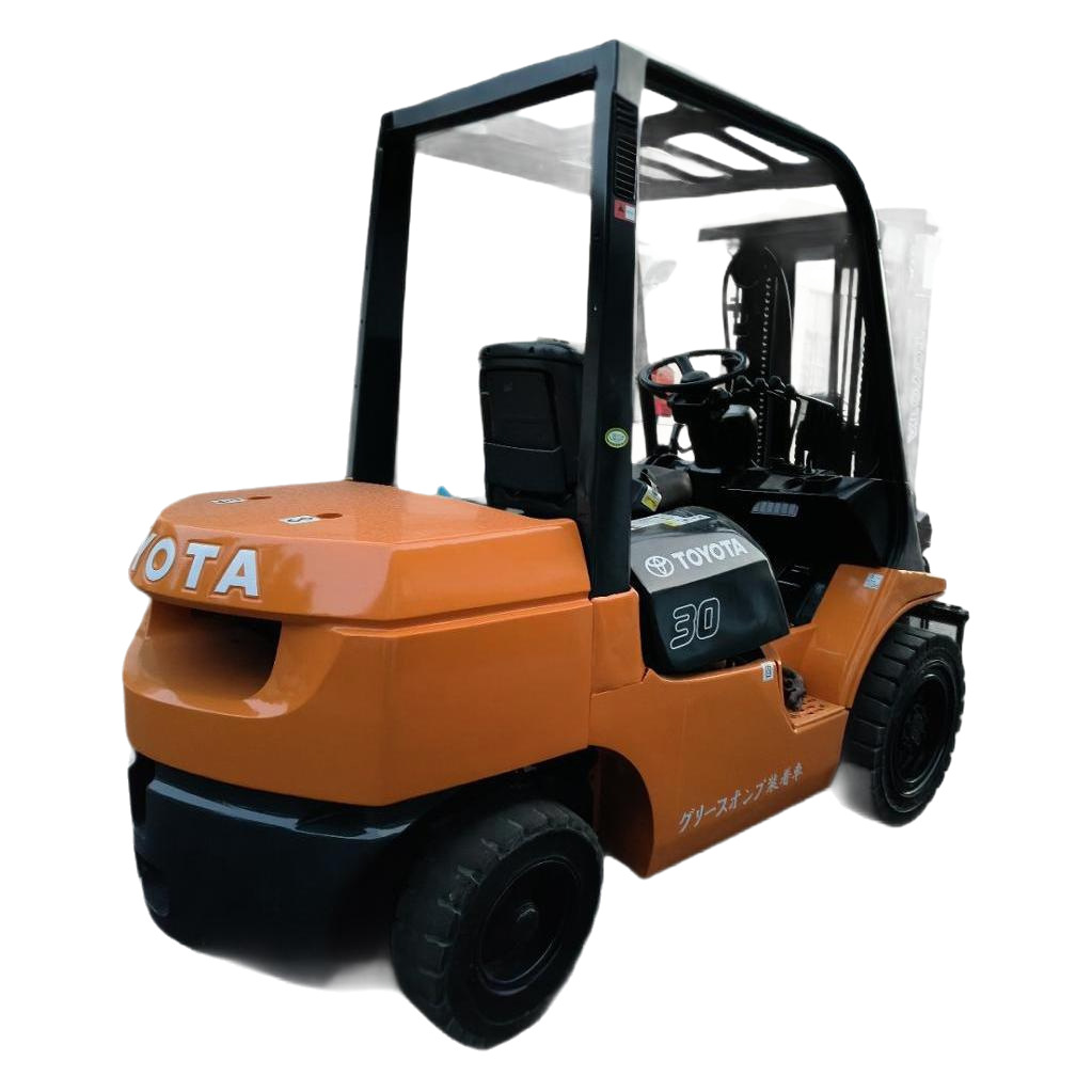 Used Toyota Fd30 Fd50 Diesel Forklift with Middle Cylinder Side Shift for Sale