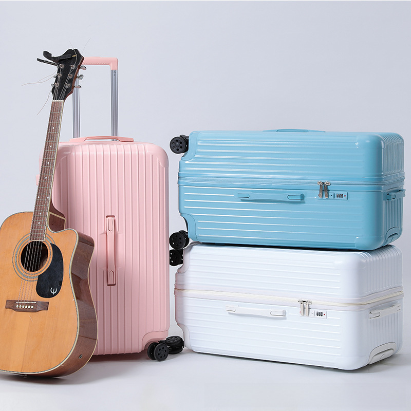 Extra Large Capacity Suitcase Ins Internet Celebrity Female Suitcase Trendyy Leather Suitcase Trolley Case Silent Universal Wheel 32inch Box