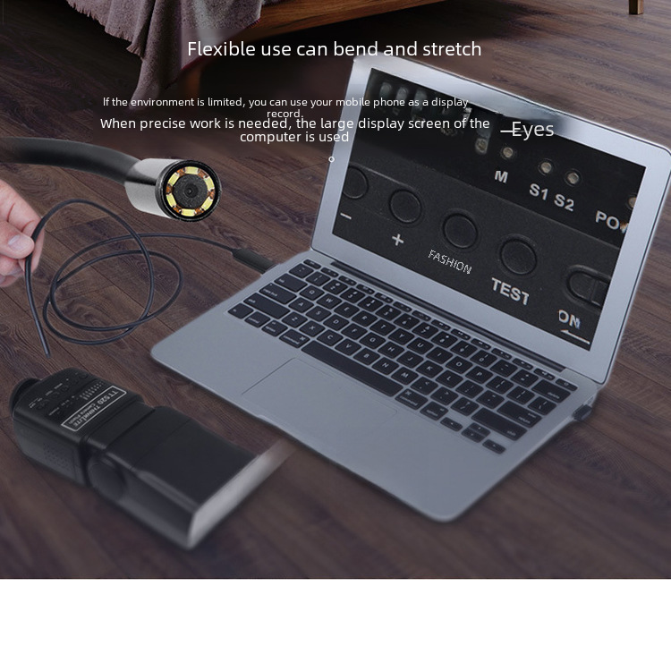 5.5mmusb Android phone comes with camera industrial endoscope pipeline air conditioning auto repair Camera 1 m 2 M 5m