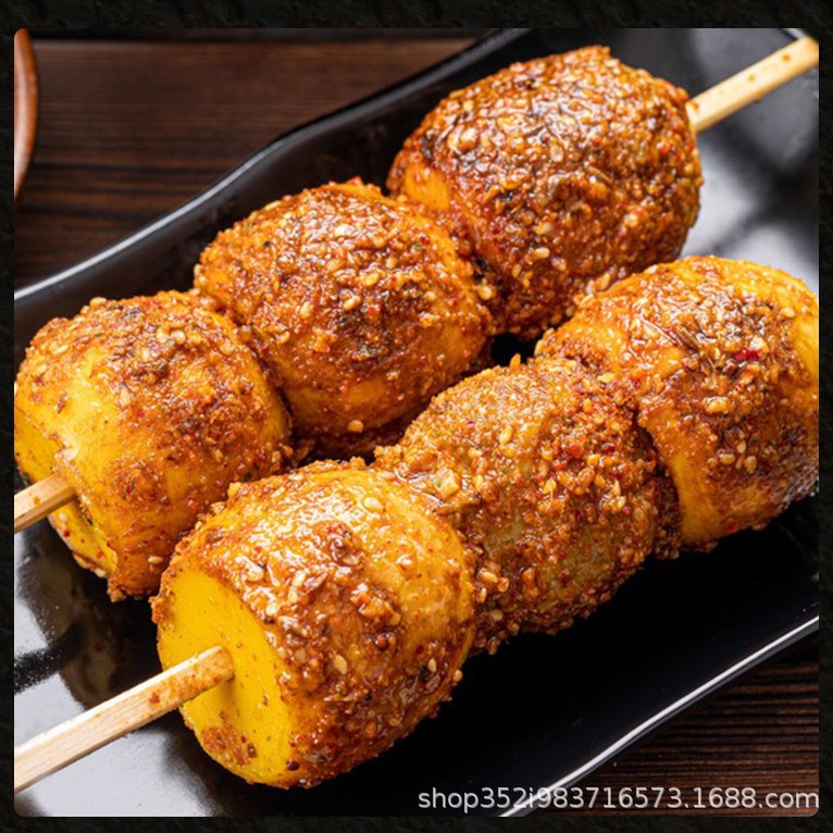 Northeast specialty solid egg barbecue egg commercial stall stone egg stall snacks green egg barbecue ingredients semi-finished products