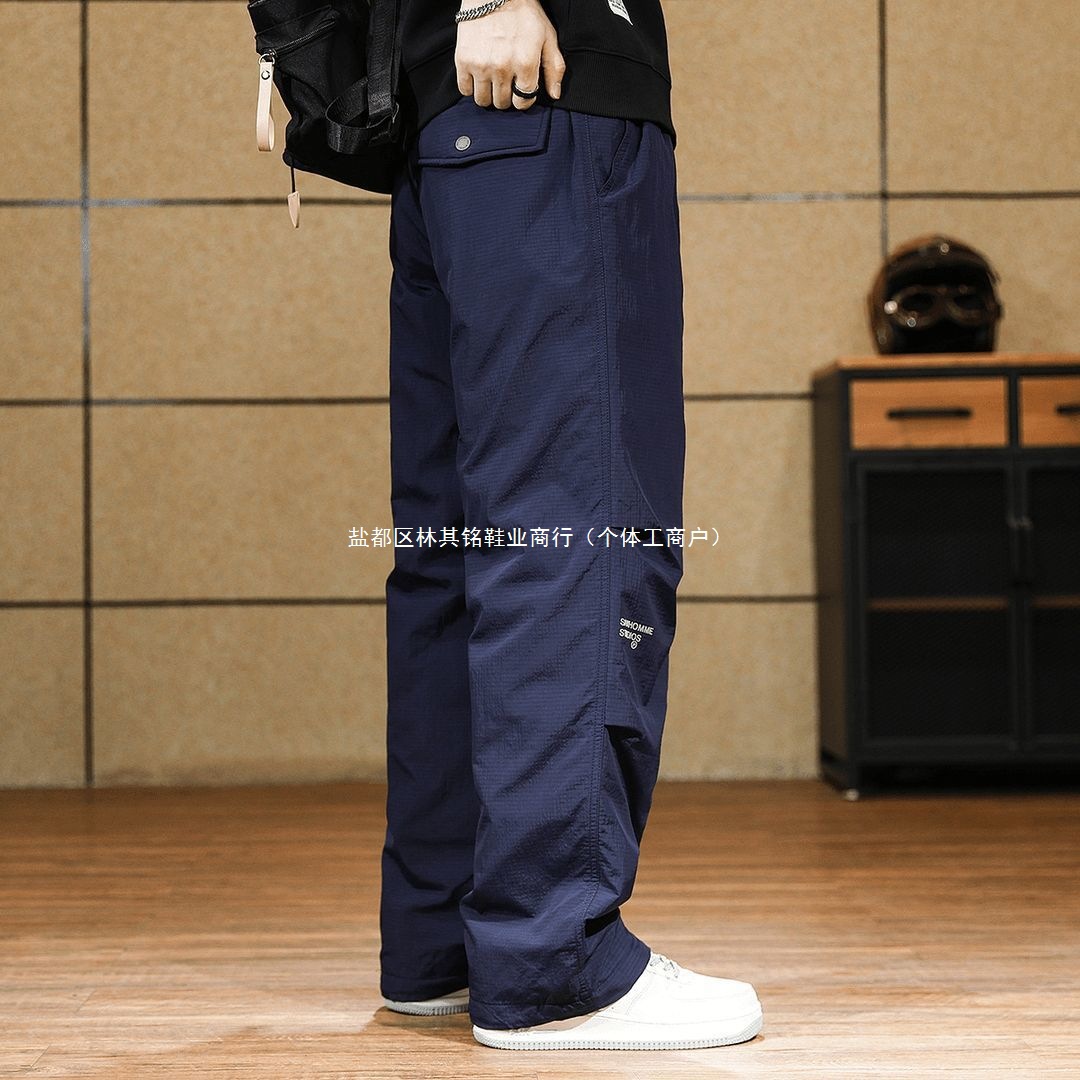 Men's White Duck down Pants Men's Winter Outer Wear Large Size Cold-Proof Assault Pants Men's Outdoor Warm Work Pants Men