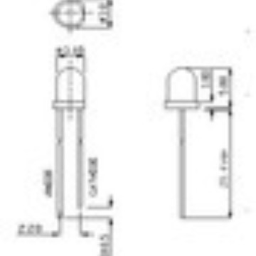 Factory Direct Sales F10 Round Head Edgeless Warm White Light Long and Short Legs 10mm Packaged Lamp Beads Light-Emitting Diode