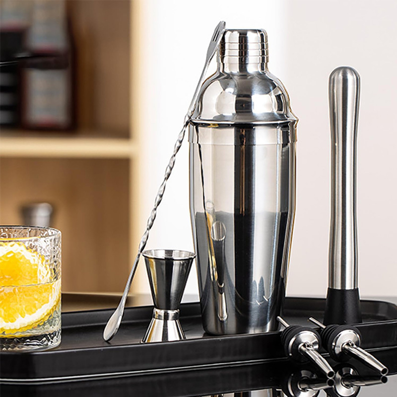 Amazon's Popular Cocktail Shaker Set Stainless Steel Shaker Shaker 6-Piece Set Complete Set of Cocktail Shaker