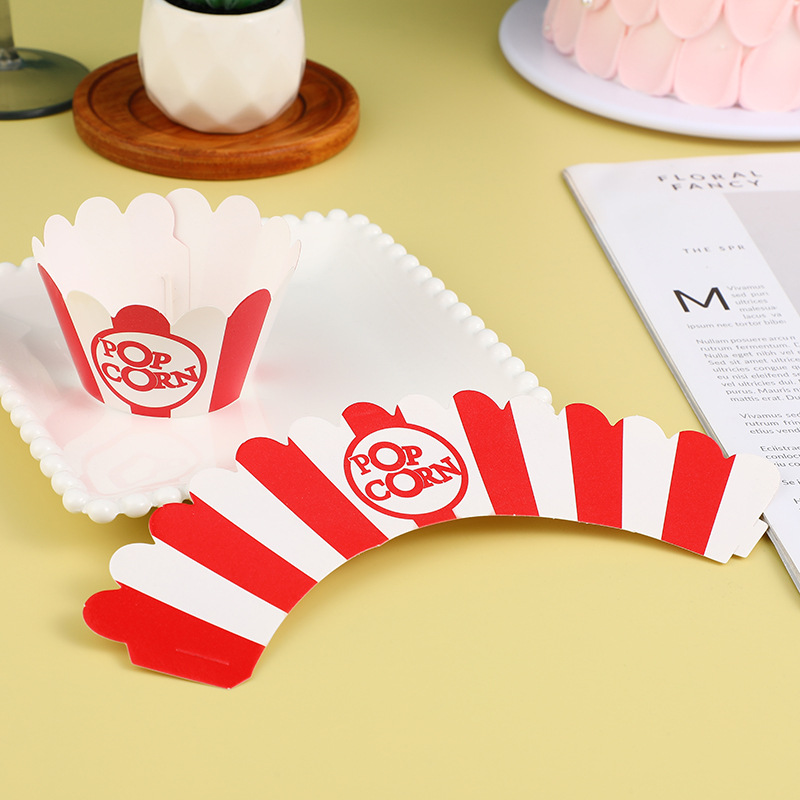 Ring Eco-friendly PP plastic creative popcorn bucket food grade reusable mini popcorn bucket wholesale