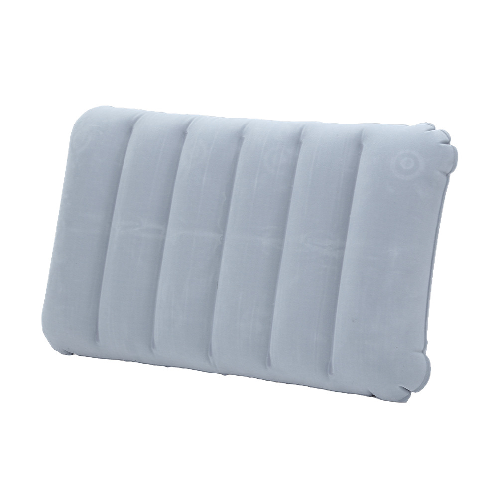 PVC Flocking Inflatable Pillow Nap Square Inflatable Pillow Business Office Travel Inflatable Pillow Stall Supply