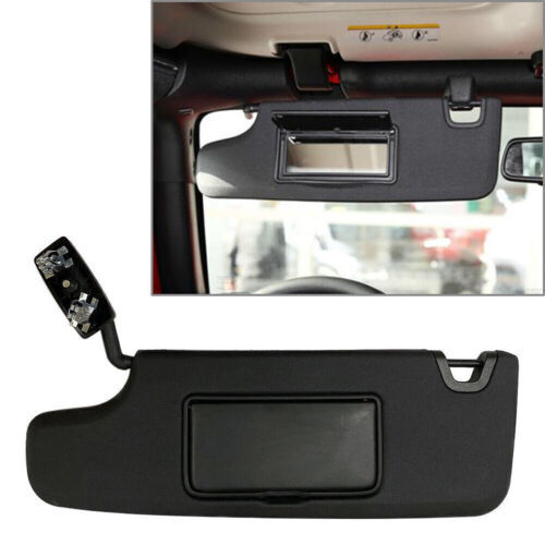 Левый черный визор, подходит для Jeep Wrangler JK 2007-2017