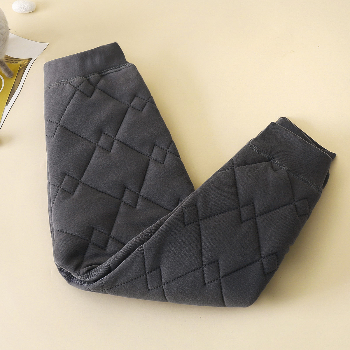 Children's Warm Pants Autumn and Winter New School Uniform Artifact Boys' Cotton Pants Girls' Leggings Student Children's Pants