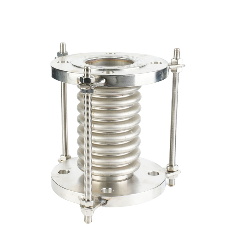 304 stainless steel corrugated compensator flange bellows metal expansion joint steam pipe expansion joint compensator