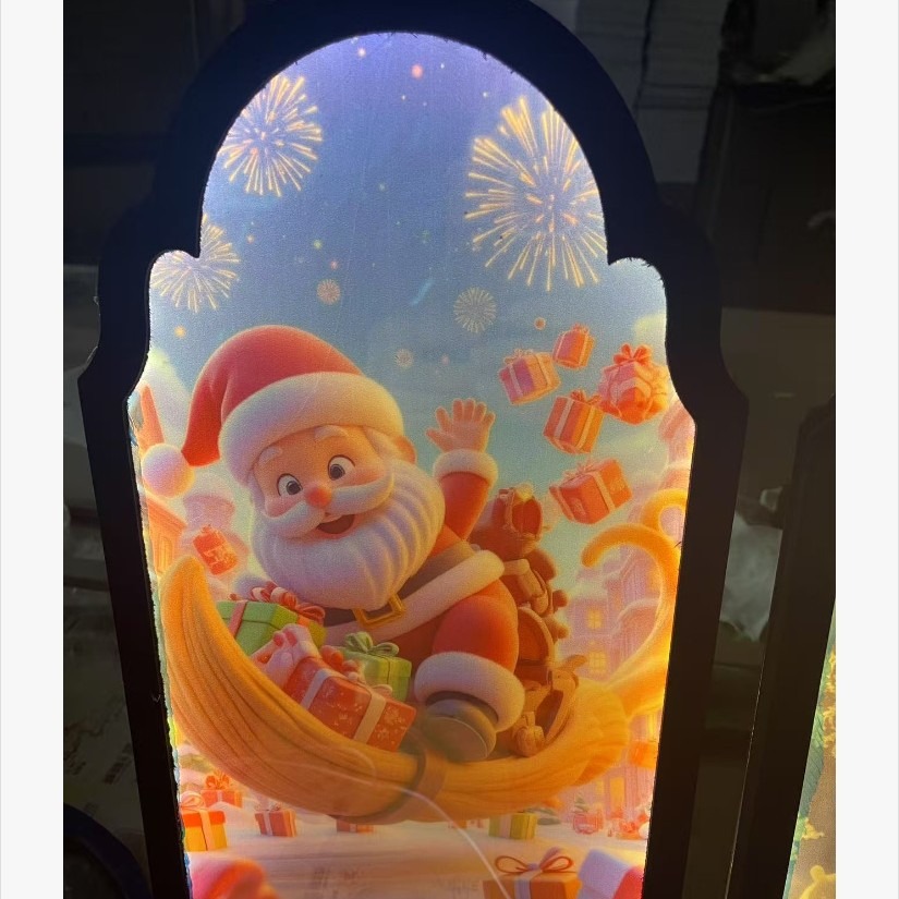 Cross-Border New Product Ghost Hologram Mirror Christmas Holographic Mirror Novelty