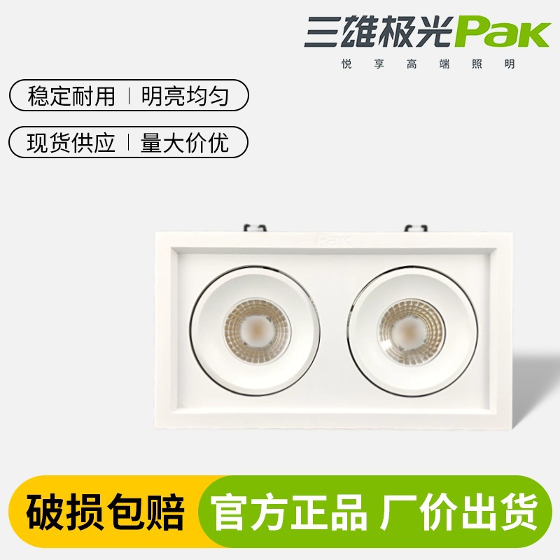 Светодиодный прожектор Sanxiong Aurora Interstellar, одно- и двухголовочный, мощный квадратный светильник, COB светильник для ведра