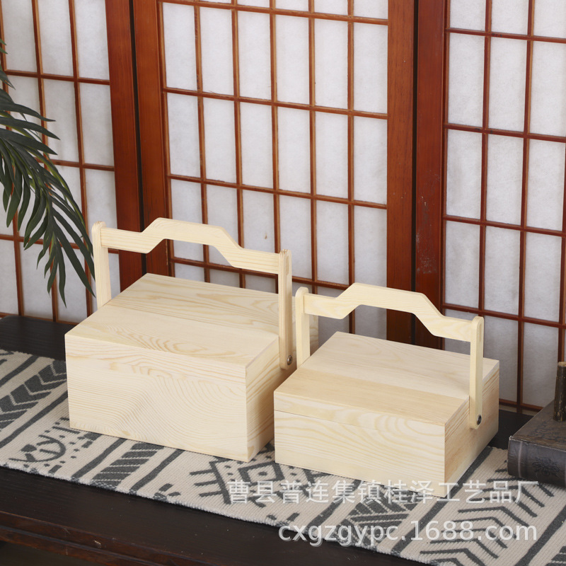 Custom Wooden Packaging Wooden Box Bird's Nest Black Walnut Spring Festival Nut Bamboo Rubber Wood Cao County Harvest