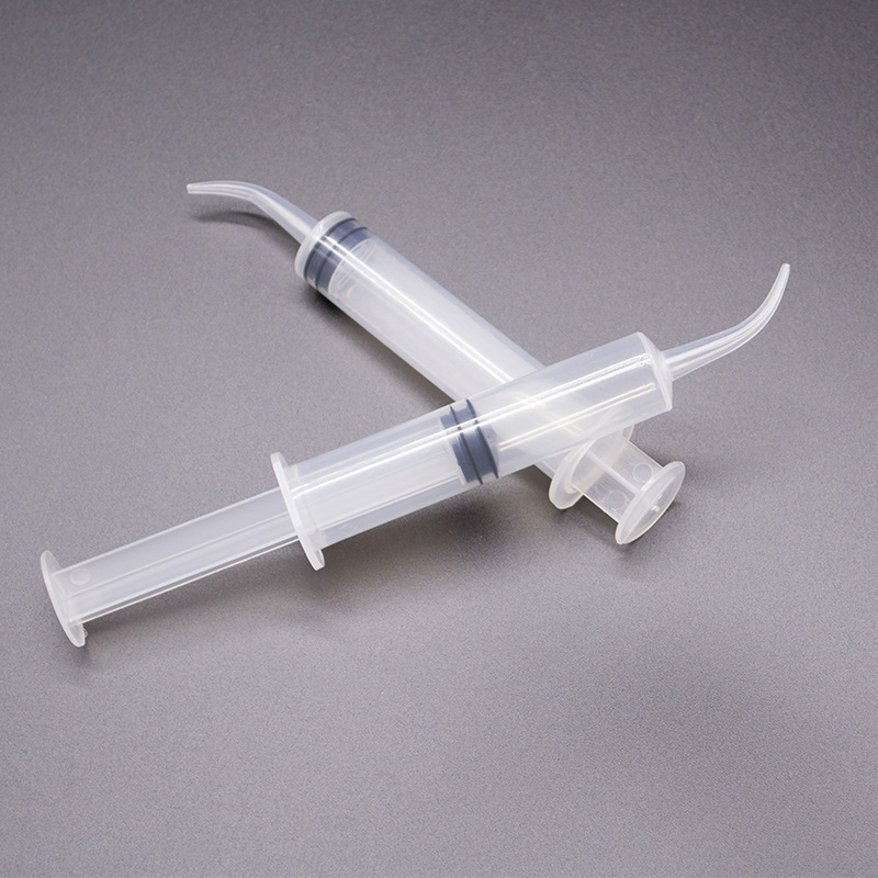 12ml dental material elbow syringe disposable irrigator household teeth oral cleaning irrigator