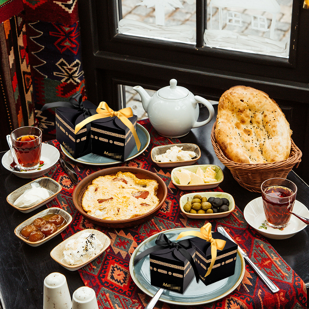 Cross-Border Moon Birthday Holiday Candy Box Party Decoration Gift Packaging Box Castle Hot Stamping Gift Box Souvenir