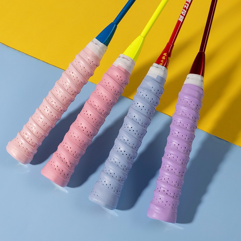 Badminton Racket Keel Hand Glue Tennis Racket Perforated Breathable Sweat-Absorbent Band Slingshot Fishing Rod Anti-Slip Wrapping Band