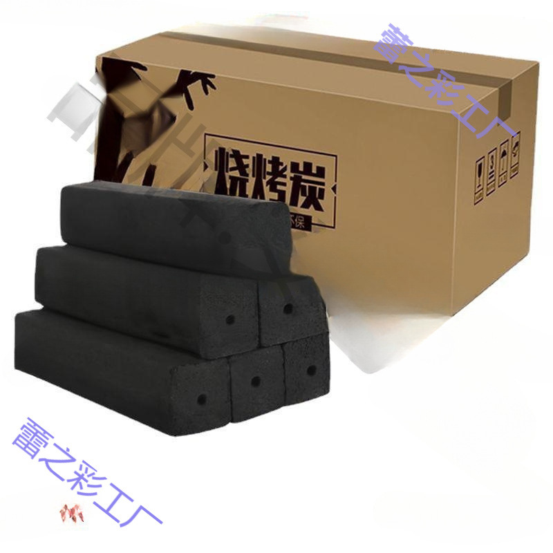 Уголь для барбекю, бамбуковый уголь, бесдымный уголь для дома, огнеупорный уголь, машинный уголь, оптовая продажа целой коробки, фруктовый уголь, горючий