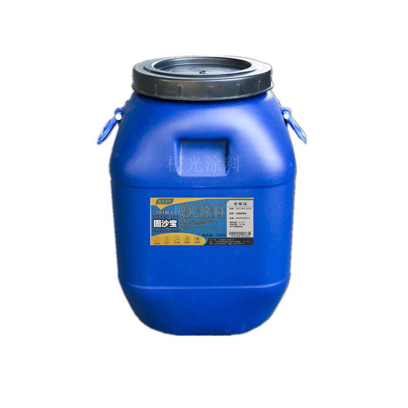 Sand-fixing treasure back sand-fixing sand-fixing treasure interface agent cement ground sand-raising wall dust-removing powder-removing treatment agent