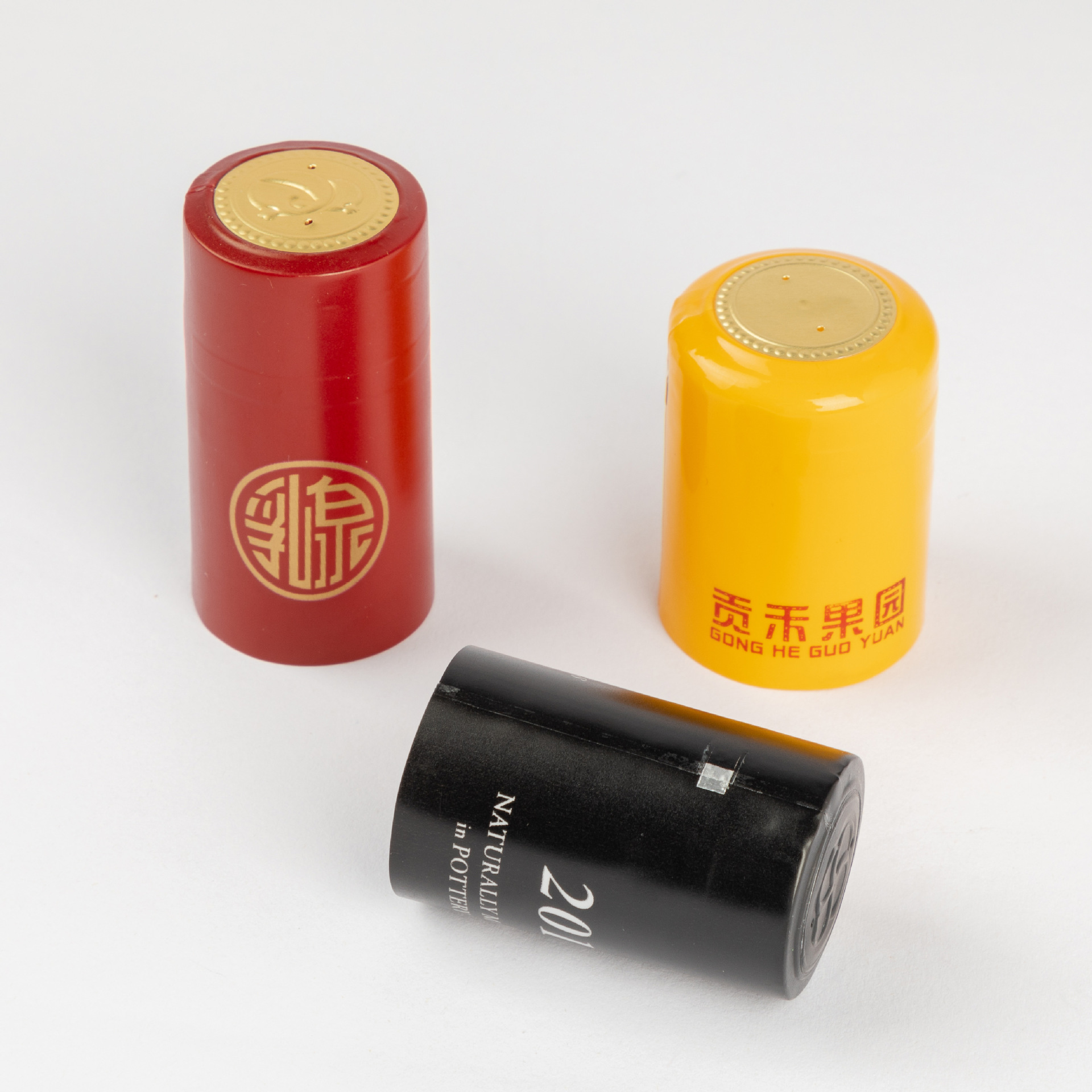 Red wine cap PVC Heat Shrinkable rubber cap beverage cover PVC rubber cap printed logo glass bottle cap manufacturers wholesale