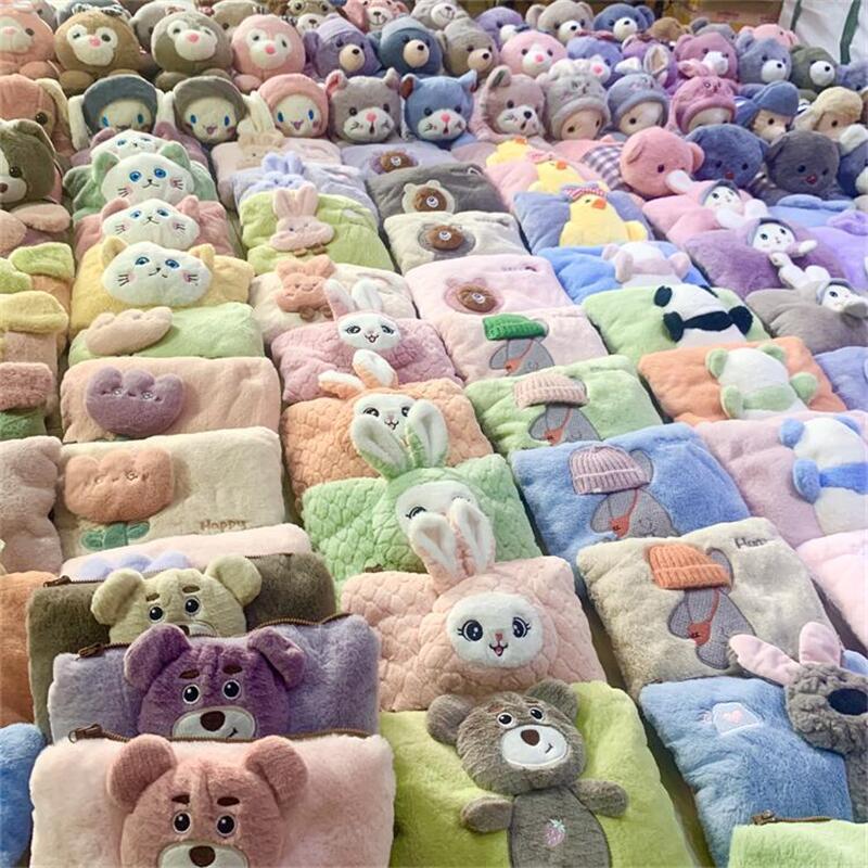 Оптовая продажа новой зарядной взрывозащищенной грелки для воды, мультяшная игрушка, грелка для рук, съемная плюшевая электрическая грелка для младенцев