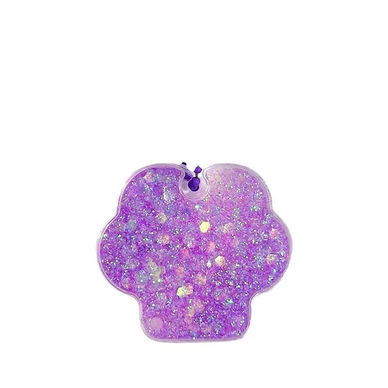 small size special-shaped quicksand goo card brick special-shaped oil goo card creative small quicksand card brick DIY decorative key chain hanging