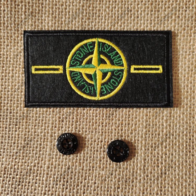 Armband Stone Island armband fashion brand ghost seal clothes shoes bag embroidery button