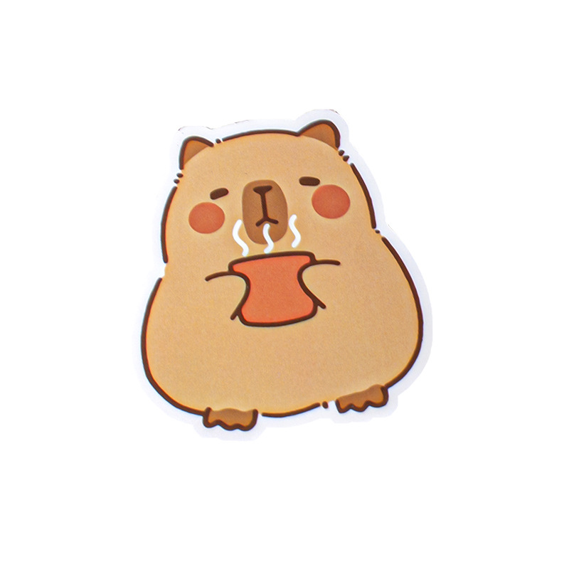 50 Cute Sticker Bag Kapibala Sticker Panda Hand Account Sticker DIY Cartoon Sticker Children's Decorative Sticker