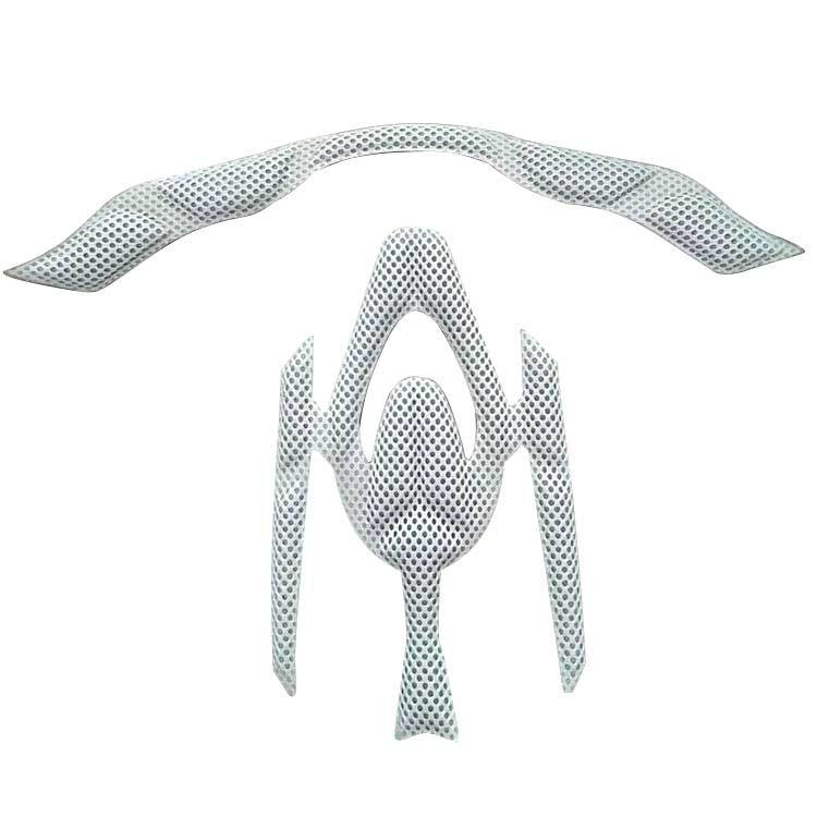 in stock helmet sponge pad helmet lining chin bar electric bicycle hot press lining helmet chin pad wholesale