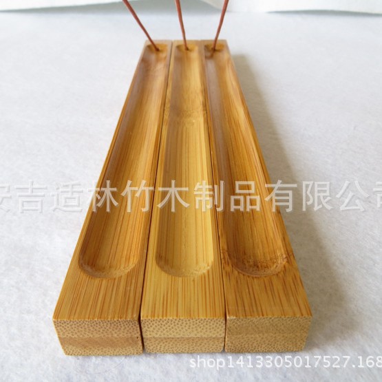 Source Wholesale Bamboo Incense Stick Incense Base Bamboo Incense Insert Furnace with Printed Logo