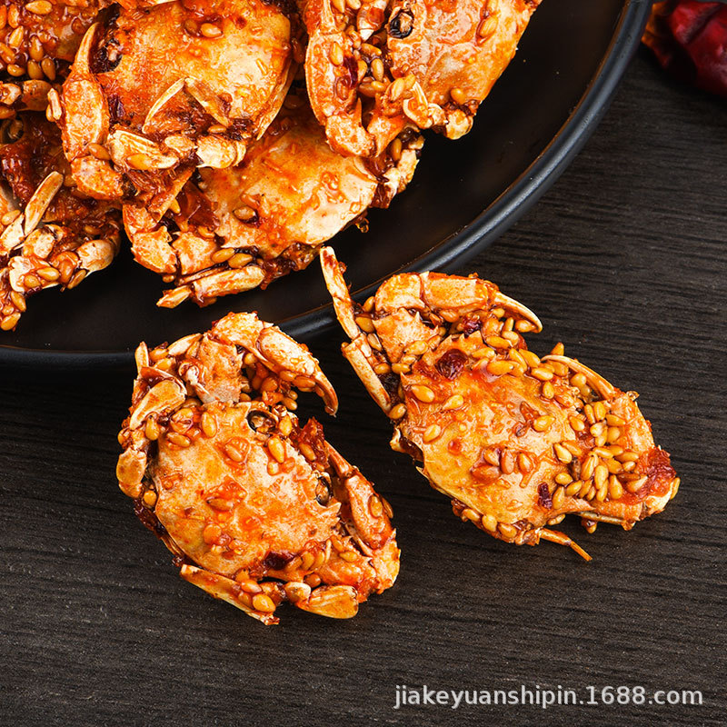 Spicy Sea crab instant food office leisure chasing drama snack bagged seafood crispy crab food factory wholesale