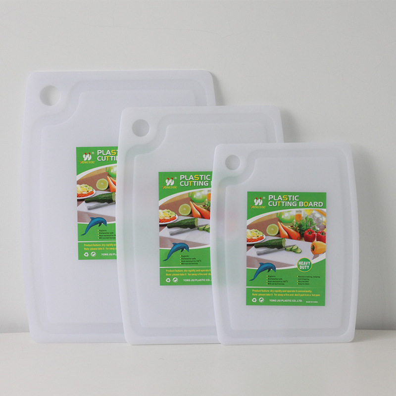 PP plastic cutting board set household classification cutting fruit cutting board wheat straw stick board knife board spot manufacturers Yiwu