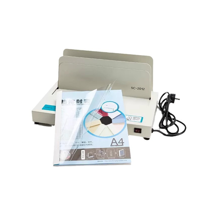 Full-automatic hot melt adhesive machine Punch-free document voucher book packaging machine Tender file hot melt binding machine