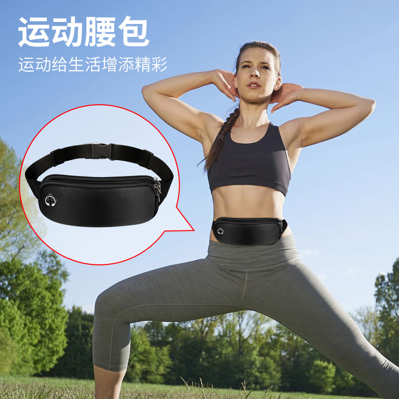 Outdoor Waterproof Sports Waist Bag Fitness Running Waist Bag Hiking and Cycling Mobile Phone Waist Bag